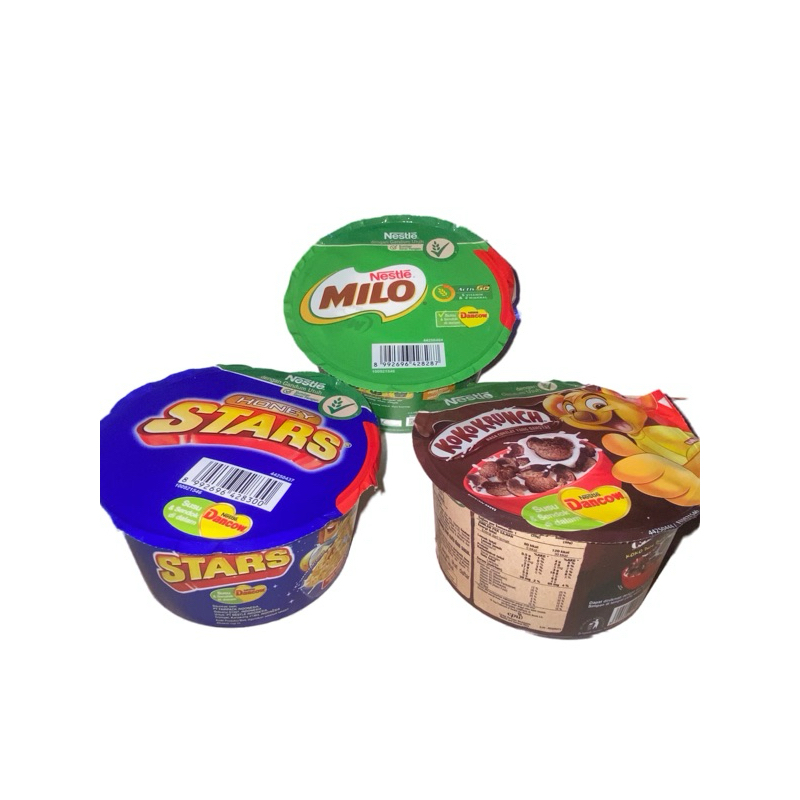 

Nestle Sereal Cup Honey Star Milo Koko Krunch Include Dancow - 32gr