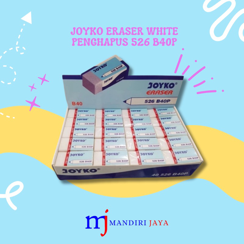 

PENGHAPUS JOYKO ERASER WHITE 526B40P