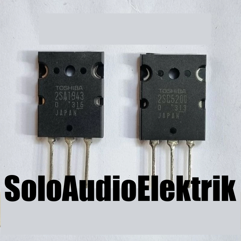 Transistor Final Toshiba  SC5200 / SA1943 set Toshiba Original Seri 3xx / Seri 5xx / Seri 9xx / Seri