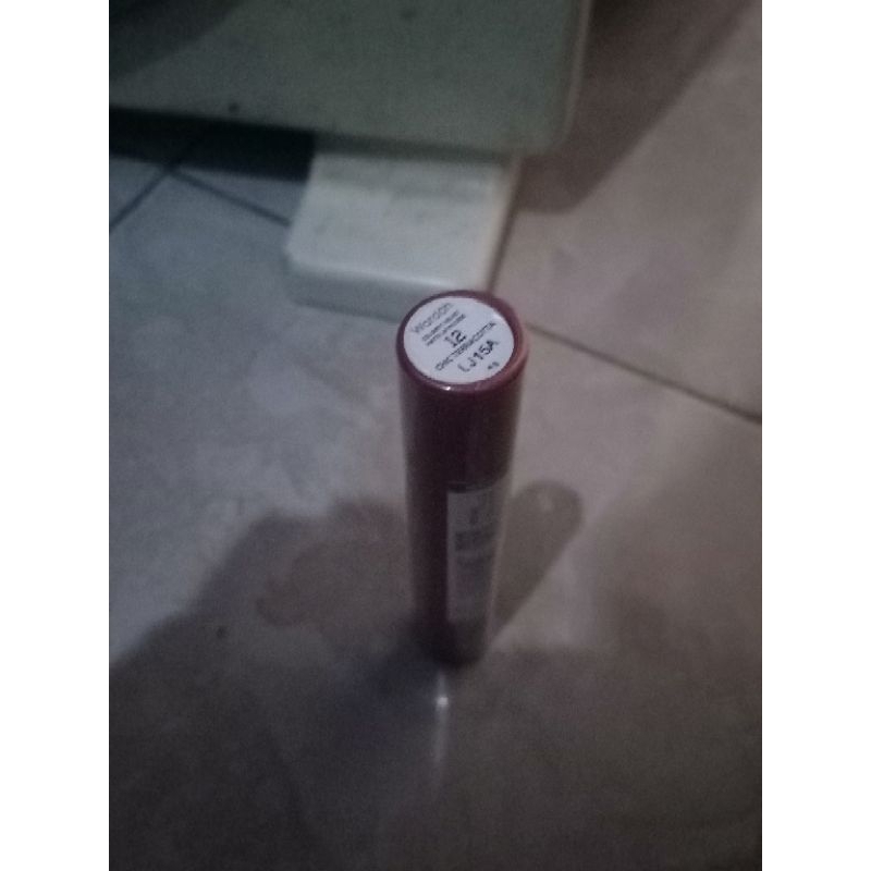 wardah colorfit velvet matte lip mousse no 12