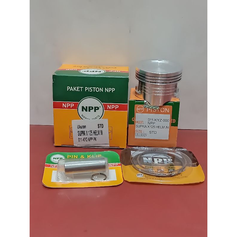 [NPP] Piston Kit Honda SUPRA X125 HELM IN, SUPRA X125 FI