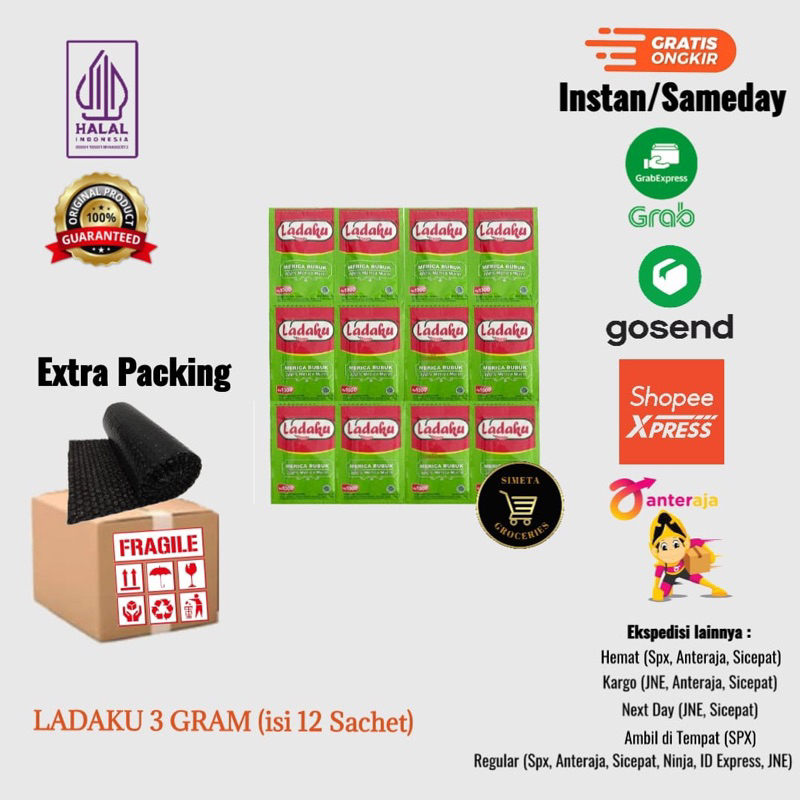 

Ladaku 3gram (Renteng isi 12 sachet)