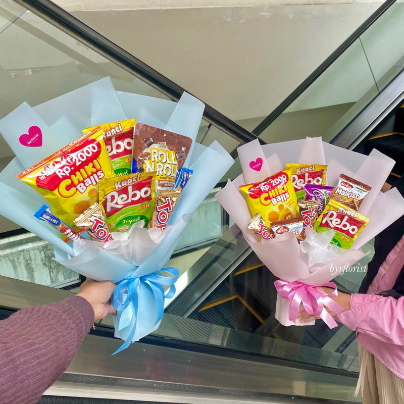 

BYRFLORIST - Affordable Snack Bouquet/Buket Wisuda/Buket Snack Murah/Buket Jogja