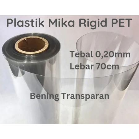 

Plastik Mika Kaku Clear Bening Tebal 030 0,30 0.30 mm Lebar 70 cm Mika Hantaran Seserahan Sourvenir Meteran
