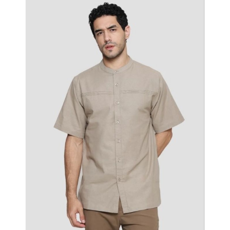 Koko / baju muslim laki-laki kerah sanghai lengan pendek  Cole Original by Matahari
