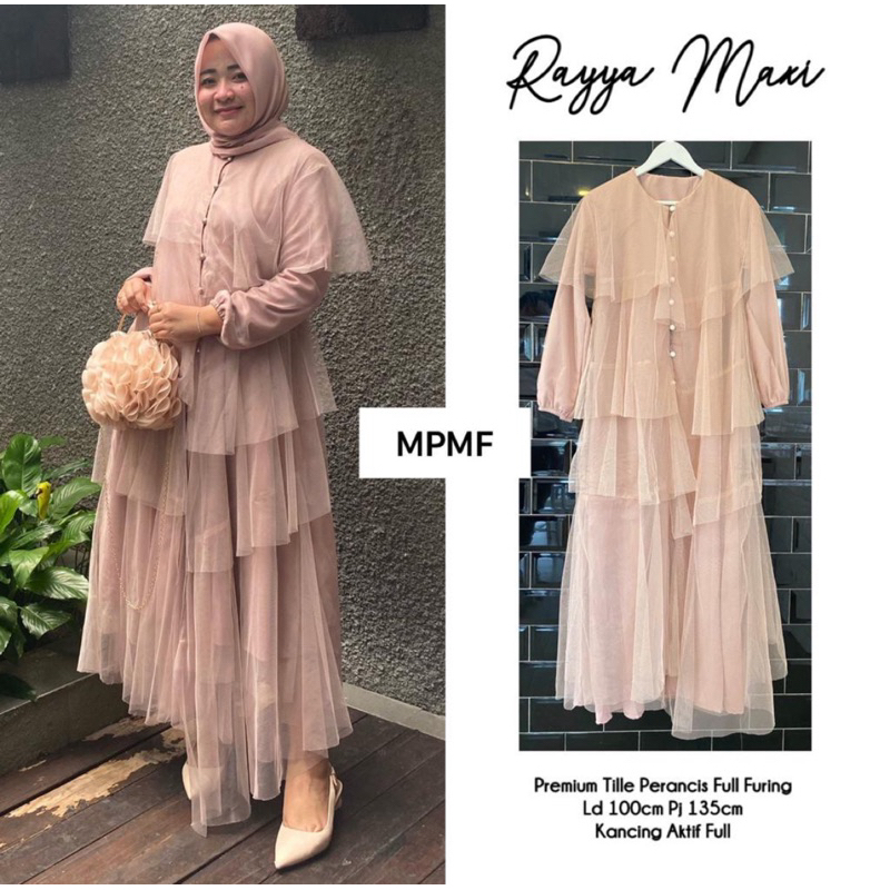preloved hijabchic hawa tunik nude cream #minor