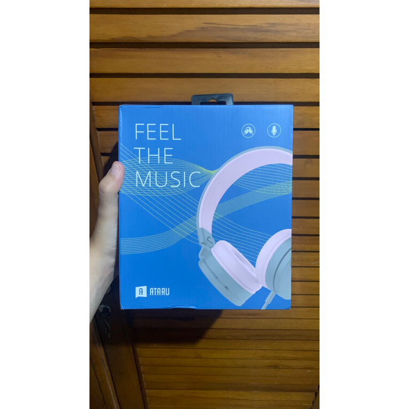 (NEW) HEADPHONE KABEL ATARU PINK GREY