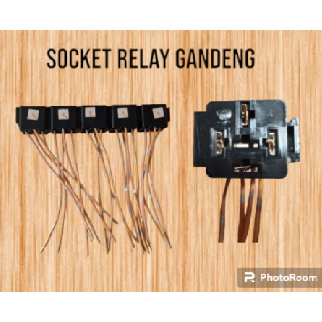 Soket relay gandeng/ connector/ connector 4 kaki/ soket 4 kaki/ socket