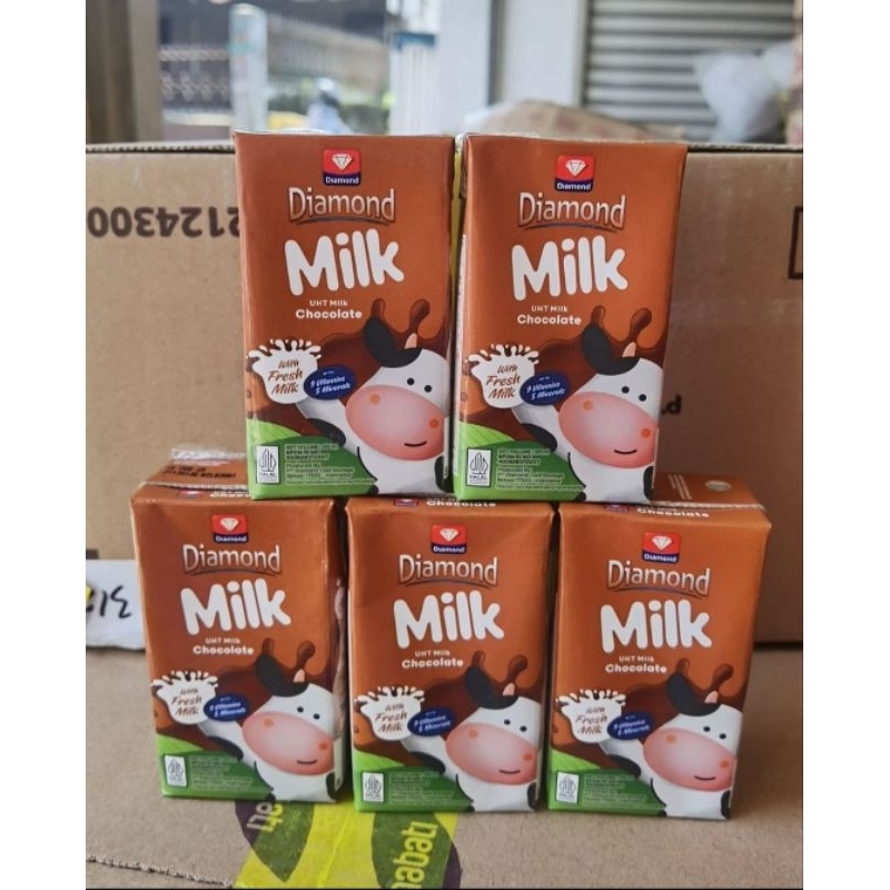 

Susu Kotak Rasa Coklat Diamond 125ml
