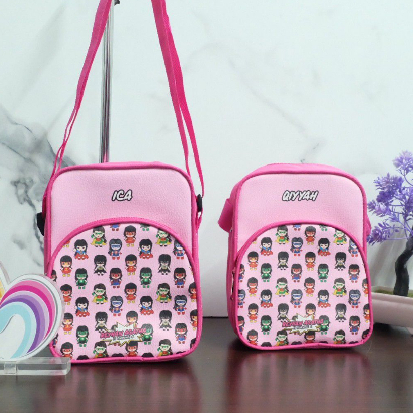 

SALSA SLING BAG MINI / TAS ULTAH / SOUVENIR PROMOSI / POUCH SKINCARE / AQIQAH / TASYAKURAN / MANYUE/TAS HADIAH/ TAS HADIAH CANTIK