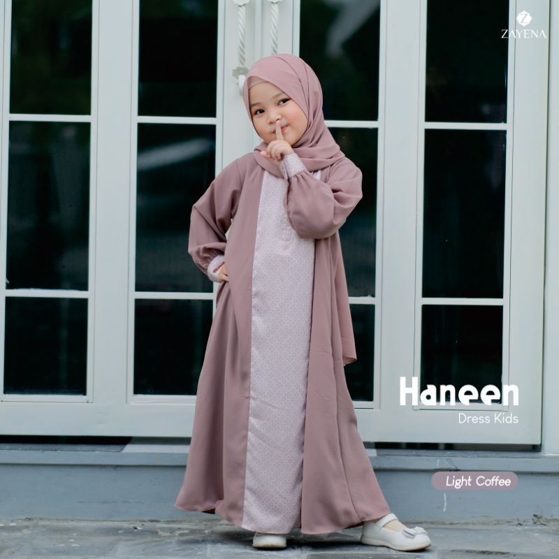 Sarimbit Keluarga Gamis Anak Haneen Dress Kids by Zayena Indonesia