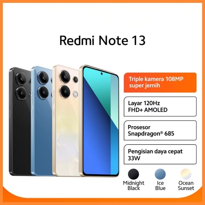 XIAOMI REDMI NOTE 13 8/256GB [ NOTE 13 5G 8/256GB ] [ NOTE 13 PRO 8/256GB ] [ NOTE 13 PRO 5G 8/256GB