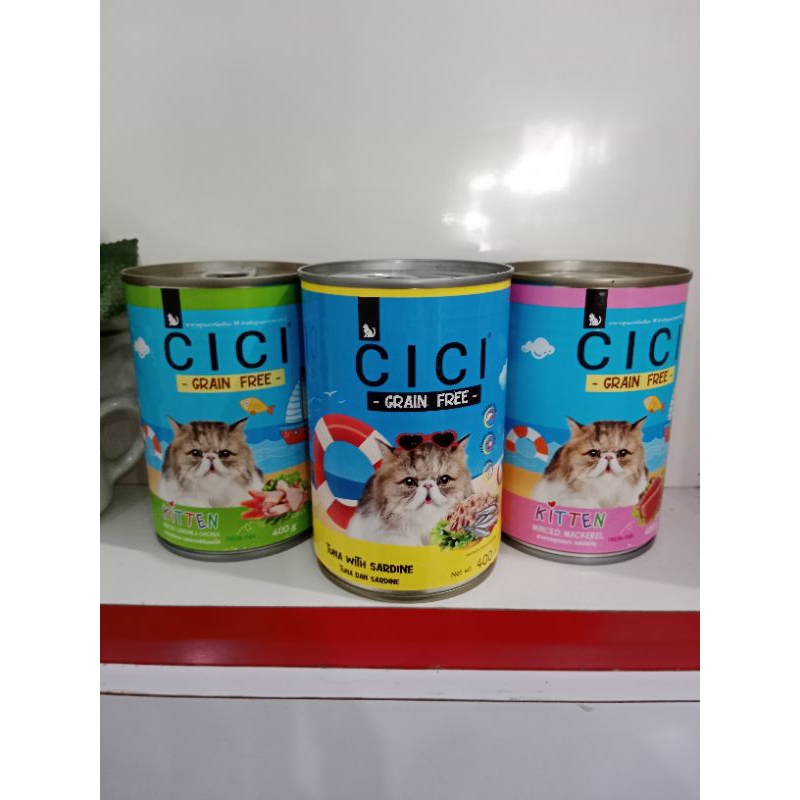 CICI kaleng 400g adult & kitten