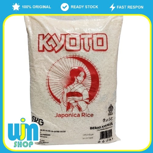 

Kyoto Rice 5kg Beras Sushi Jepang Pulem