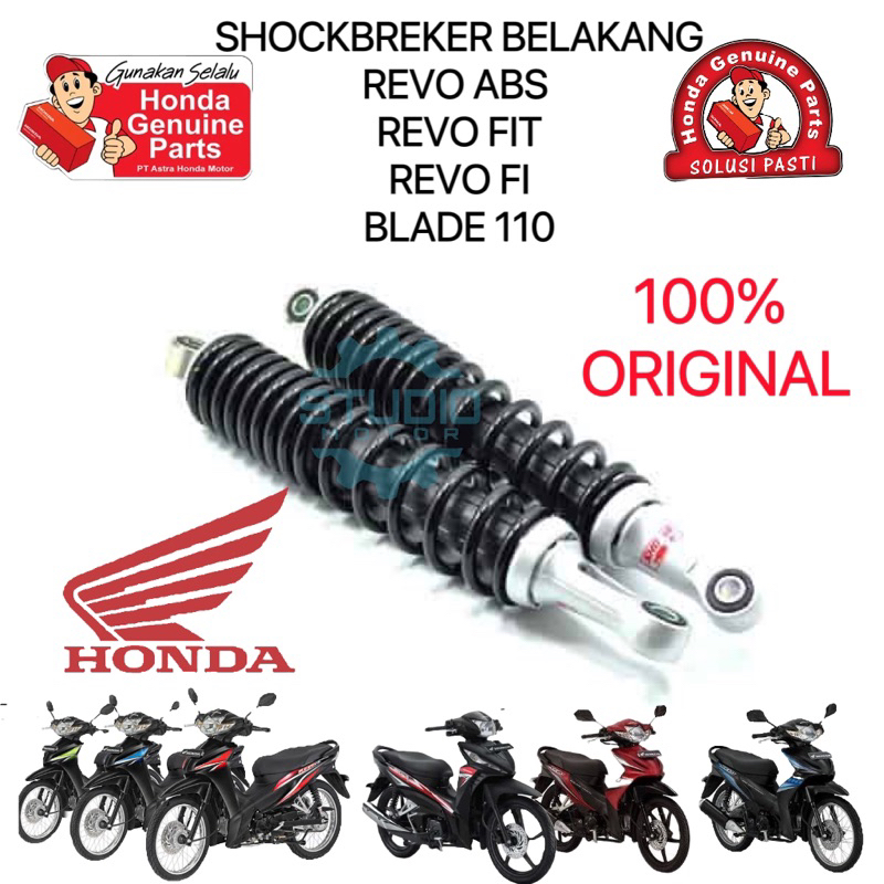 Shockbreaker Shock Shok Belakang Motor Revo 110 Absolute / Fit / X / FI / Blade 110 / Blade New ORIG