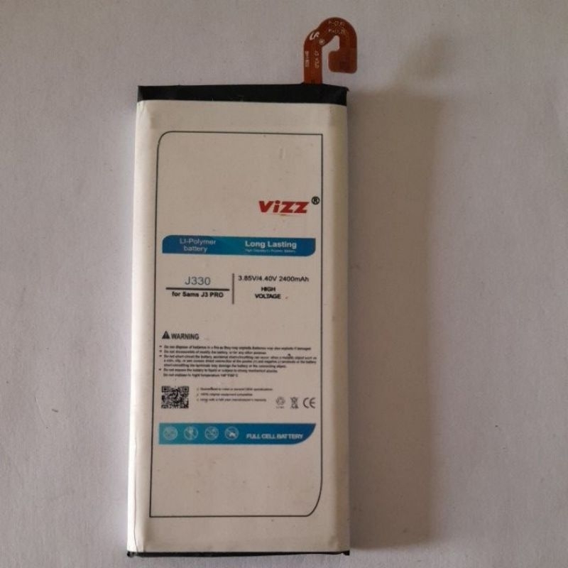 Baterai Vizz Samsung J330/J3 pro
