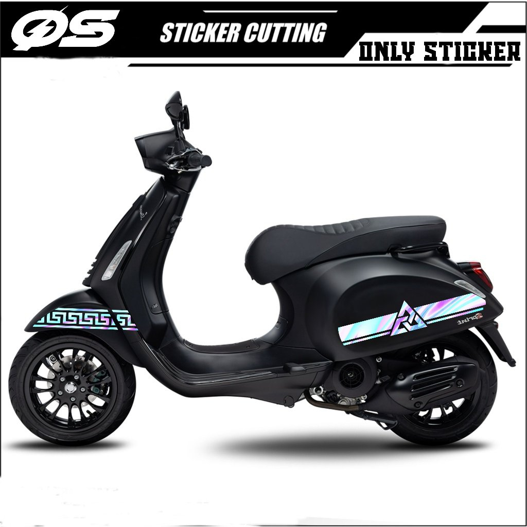 STRIPING CUTTING  LIST 8 VESPA STIKER LIST VESPA SPRINT VESPA GARIS / VESPA MATIC STICKER /STIKER CU
