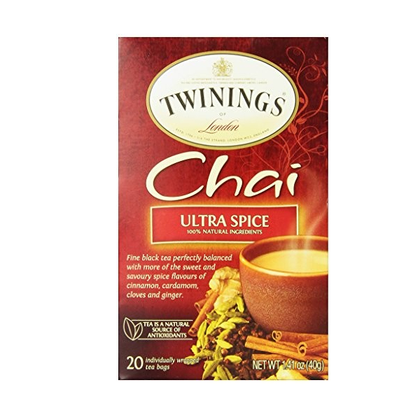 

Twinings of London Chai Ultra Spice with Warm Spices 20 x 2 Gram