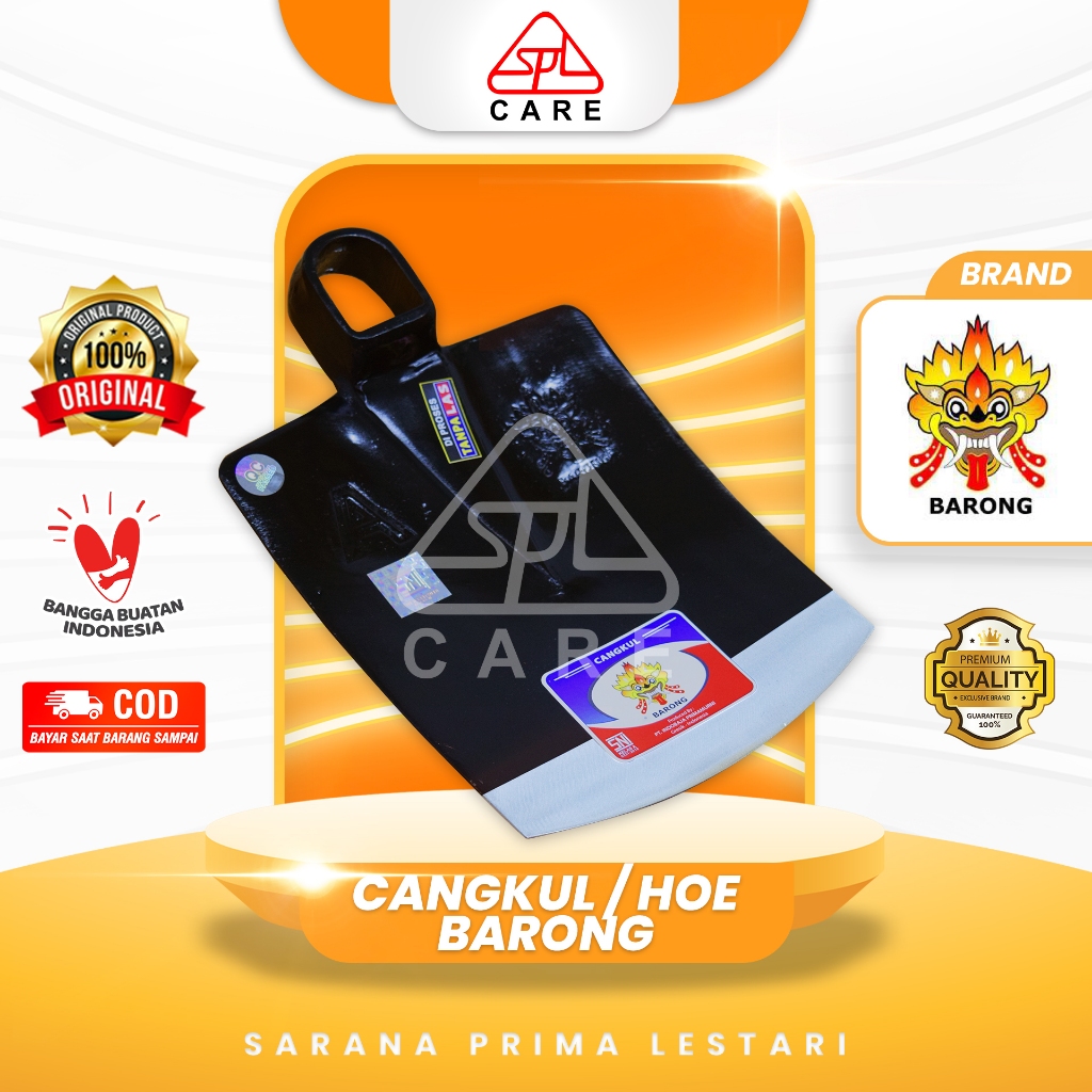 Cangkul, Cangkul Tanpa Las, Cangkul Barong / Pacul Baja Kuat Tanpa Las