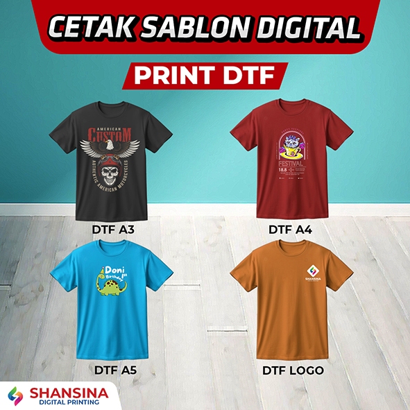 Print DTF LOGO A5 A4 A3 | Sablon DTF