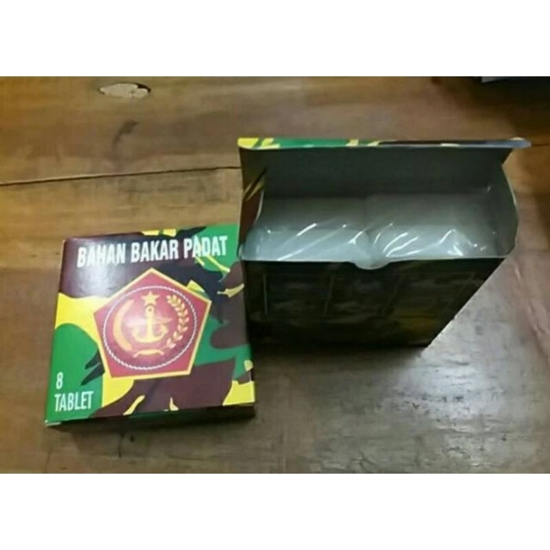 Parafin tni bakar padat paravin jatah TNI untuk kompor camping outdoor survival