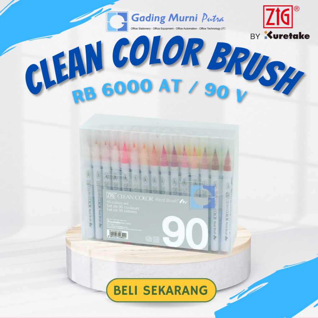 

ZIG KURETAKE CLEAN COLOR REAL BRUSH RB-6000AT/90V