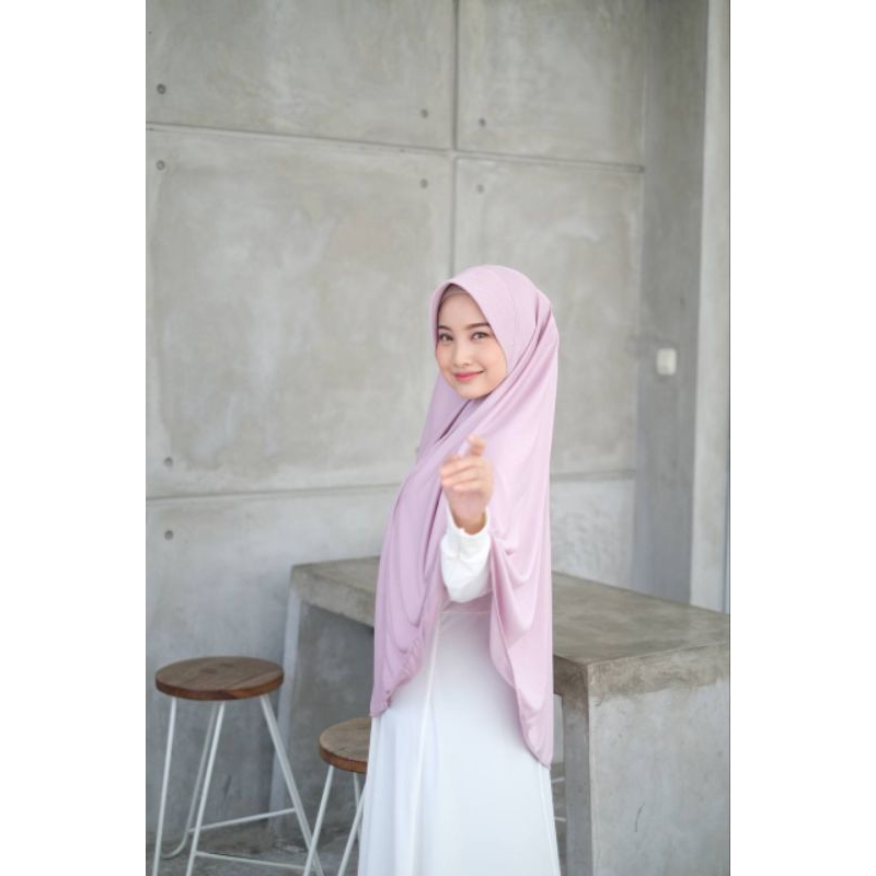 Bergo Hamidah Jumbo Syari - Hijab Bergo