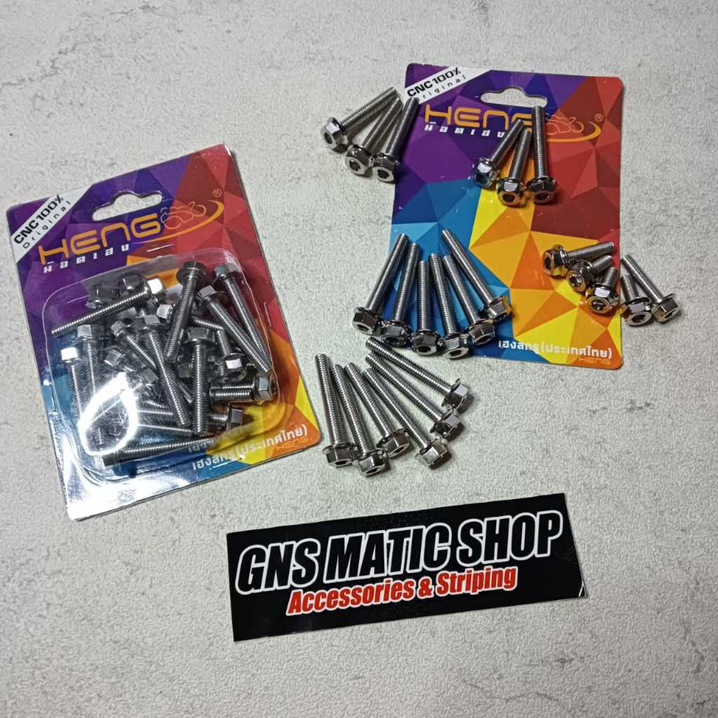 Probolt baut blok mesin supra 125 wave 125 heng thailand