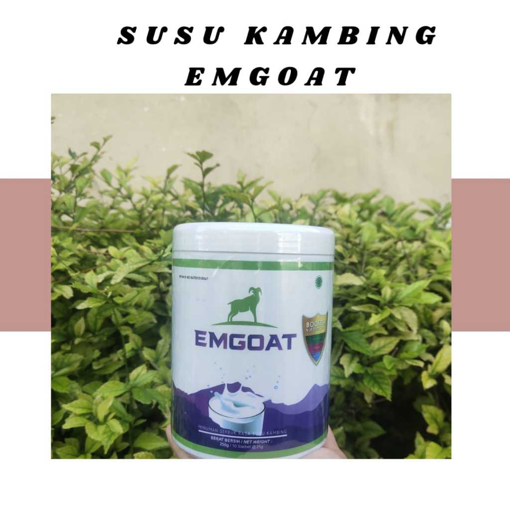 

SUSU EMGOAT - SUSU KAMBING - ORIGINAL - 1 Botol Pot yg berisi 10 Sachet