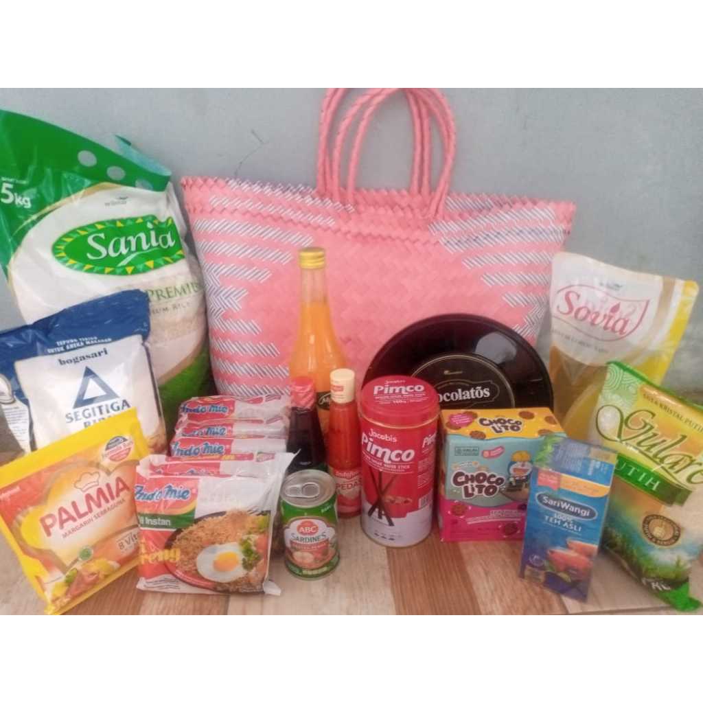 

Paket Hampers Sembako Keranjang / Hampers Lebaran / Parsel Lebaran / Hampers Murah