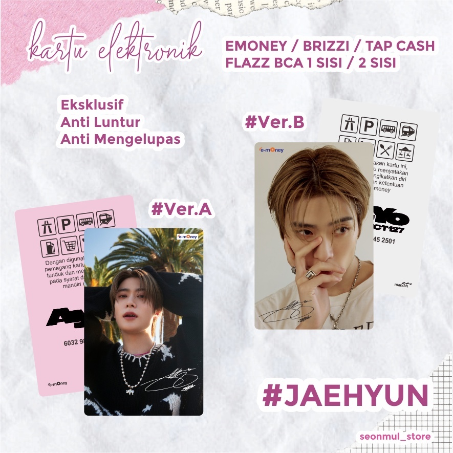 READY STOCK EMONEY JAEHYUN NCT127 AY-YO / NCT 127 AY-YO ALBUM / TAP CASH / BRIZZI / FLAZZ