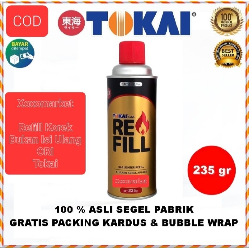 Refill Isi Ulang Korek Api Gas Tokai/ M2000 235 Gram