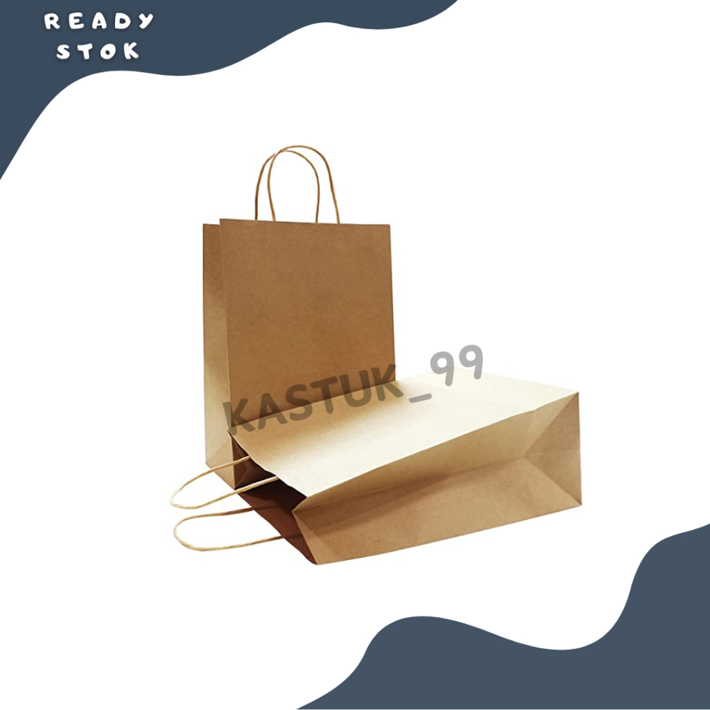 

PAPER BAG / TAS BELANJA KERTAS UK. 11X20 (SET)