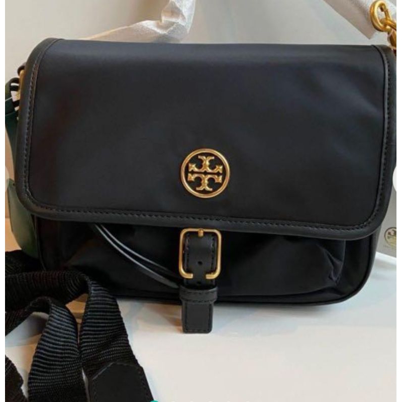 TB Tory Burch Perry Nylon Crossbody Wanita Branded Original