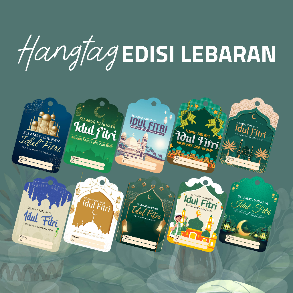 

HANGTAG IDUL FITRI/ LEBARAN/ EID MUBARAK