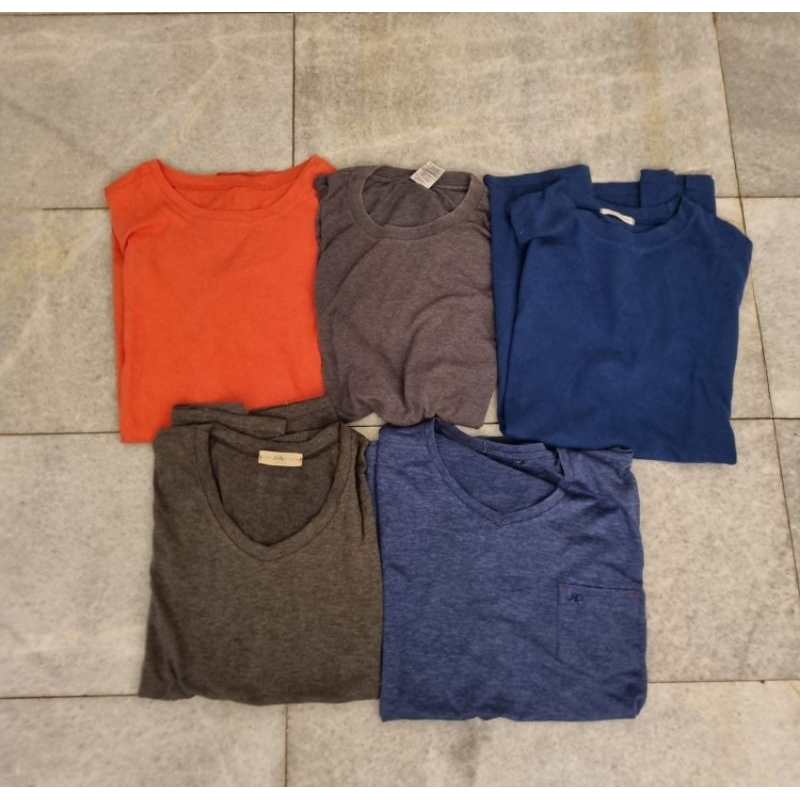 Jual Borongan Kaos Polos Pria Berbagai Merek Murah