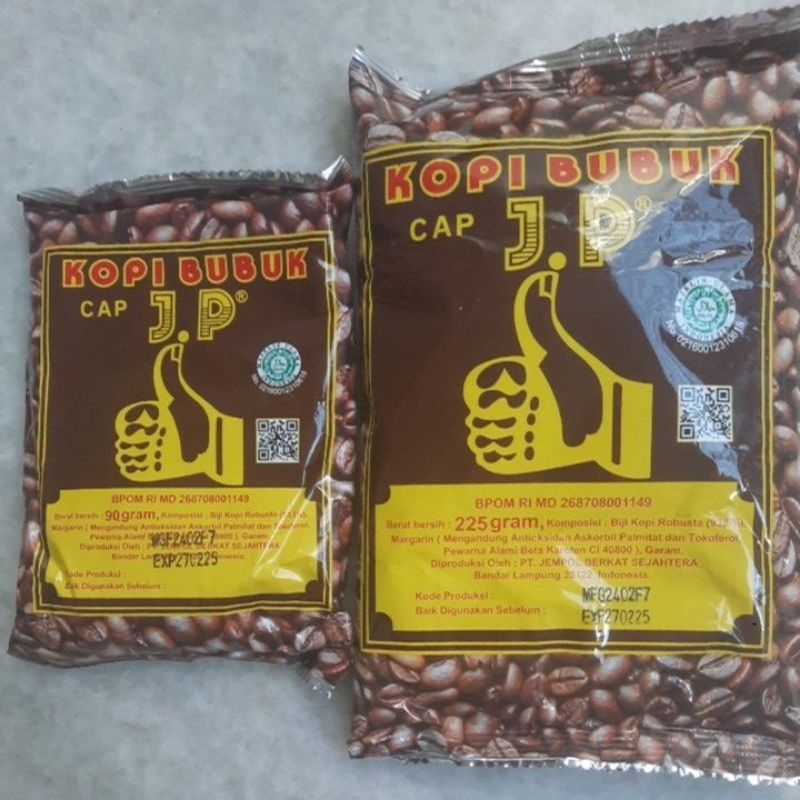 

kopi bubuk cap JP asli Lampung