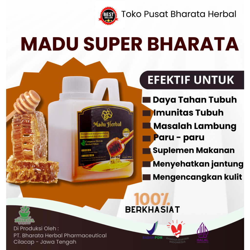 

Madu Herbal Super Premium -Meningkatkan Daya Tahan Tubuh Membantu Mempercepat Masa Penyembuhan
