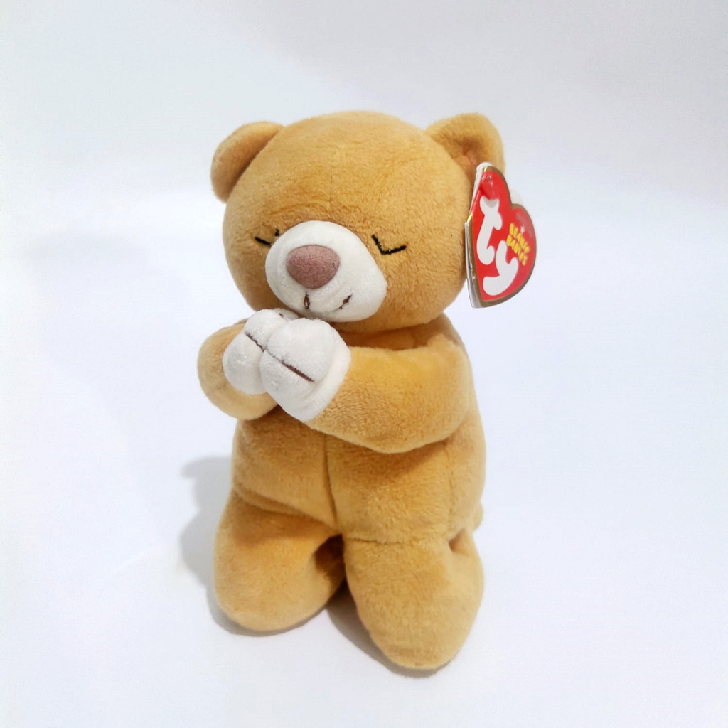 Boneka Teddy Bear Original TY Praying Teddy Gift TY Beanie Babies Doll