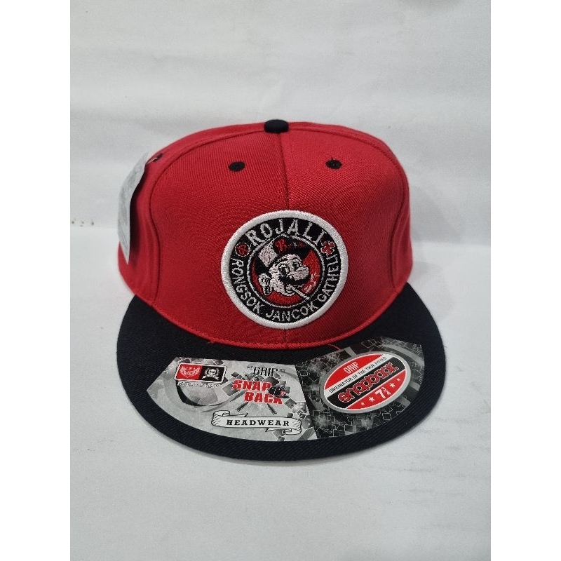 TOPI HIP HOP ROJALI - SNAPBACK ROJALI - TOPI PRIA WANITA