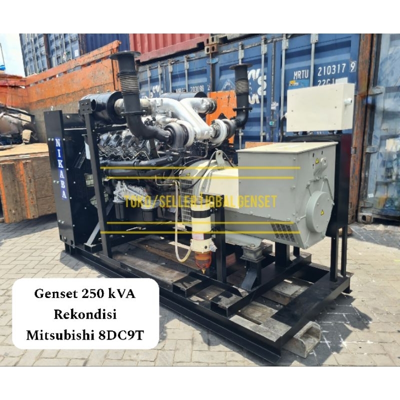 Genset 250 KVA Bekas Mitsubishi Rekondisi