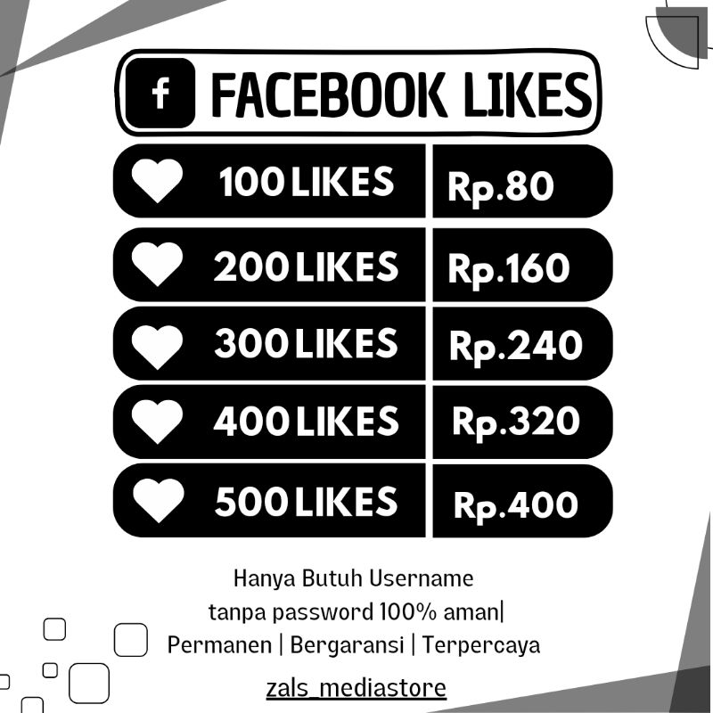 Facebook likes Like