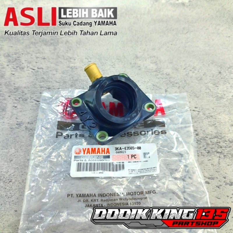 INTAKE MANIFOLD MANIPUL MANIPOL JOIN KARBURATOR RX KING RXK RXS YT ORIGINAL YAMAHA JAPAN | 3KA-E3565