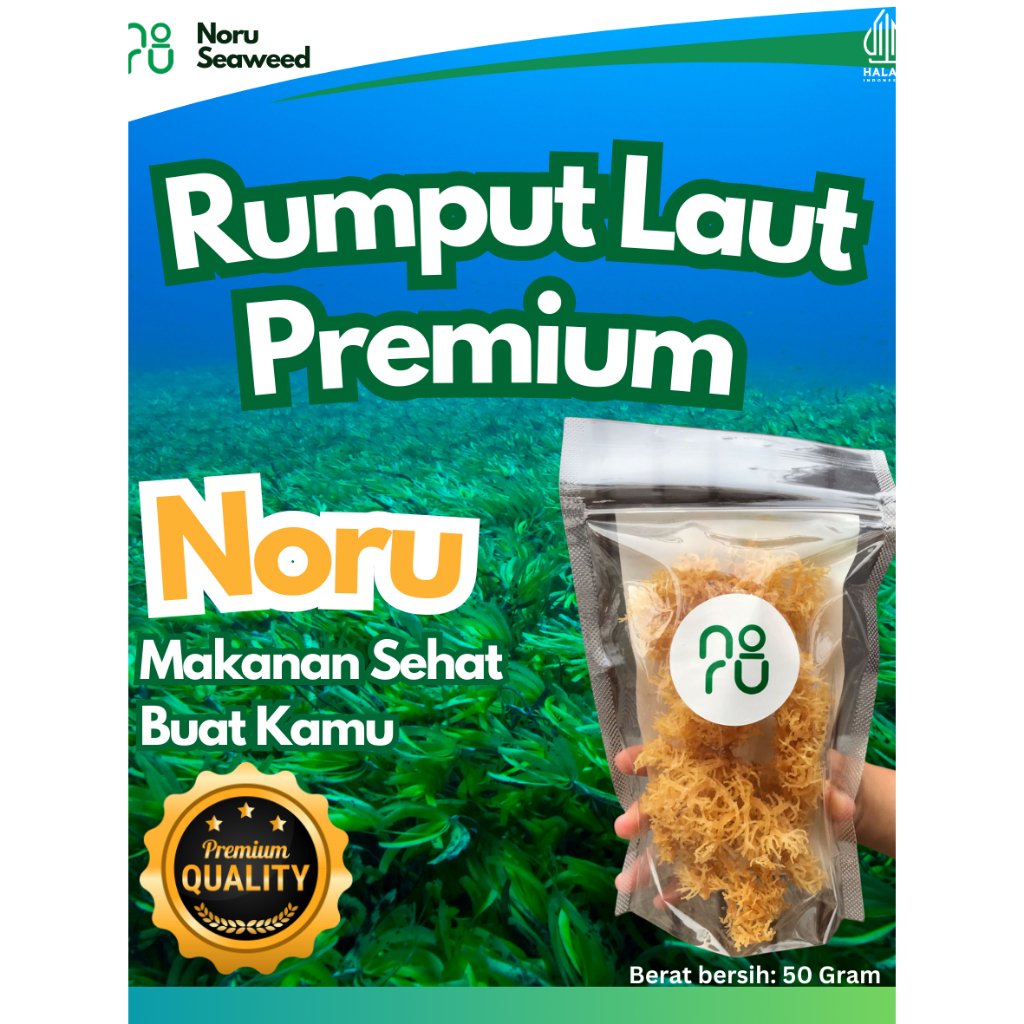 

rumput laut kering tawar 50 gram