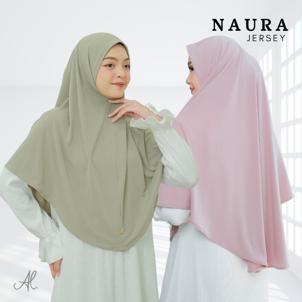 Albata Hijab - Naura Instan Hijab Bergo Jersey (Shijab)