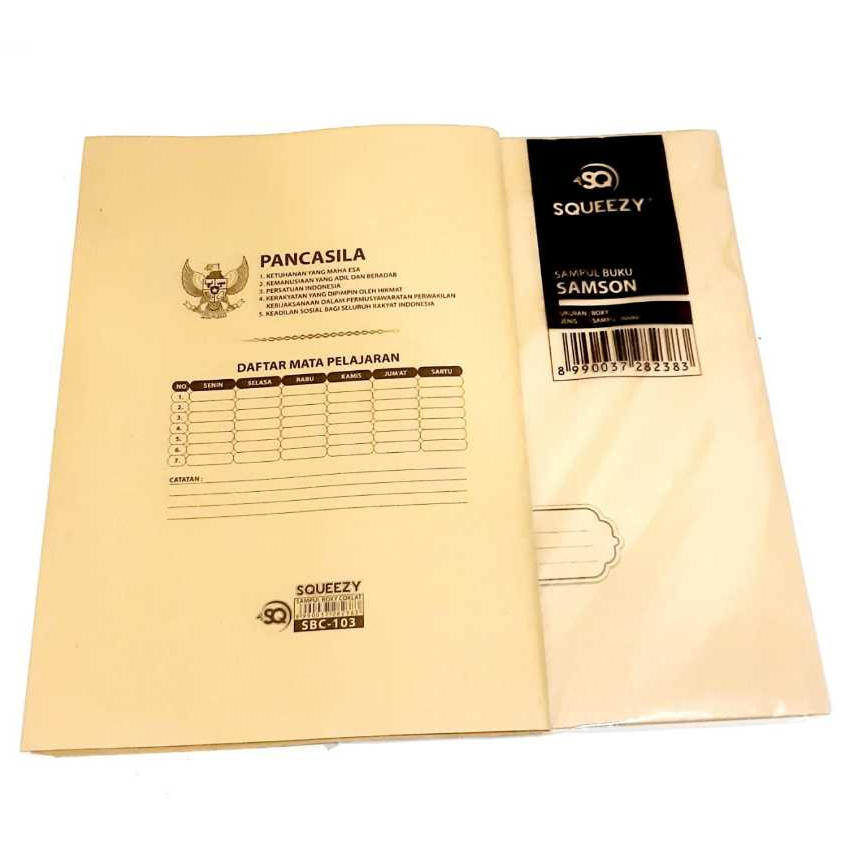 

Harga Grosir (1packs/20Lbr ) Sampul Buku Coklat Dan Plastik Mika BOXY UK Buku Campus