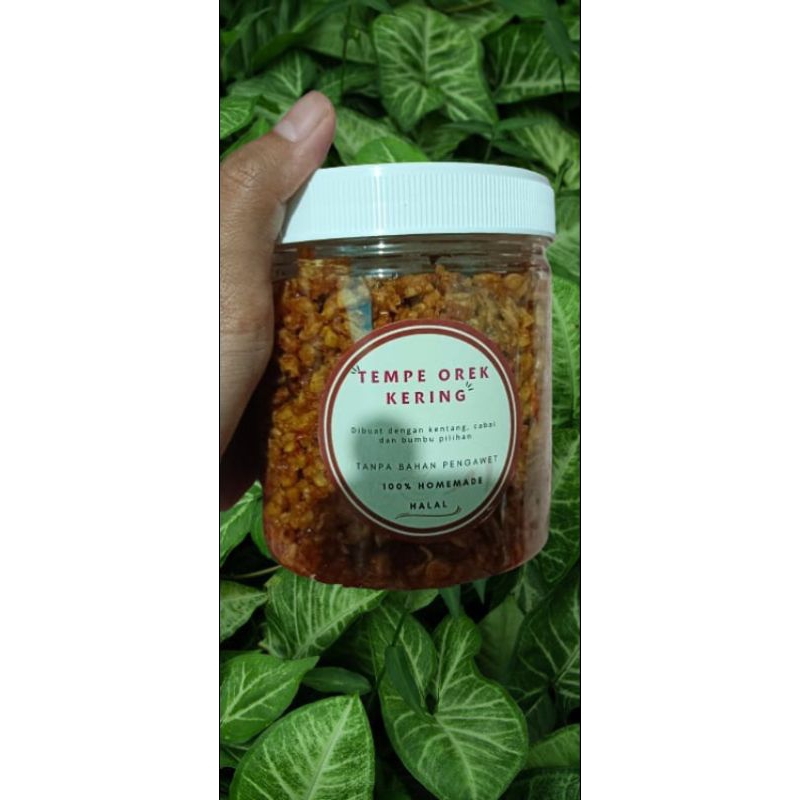 

Tempe Orek Kering Toples 600ml