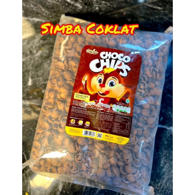 

CHOCO CHIPS SIMBA COKELAT NETTO 950 GR BEST SELLER!!!