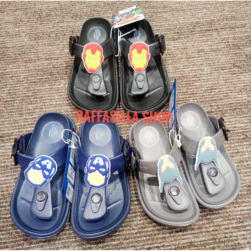 Sandal Zandilac Anak Laki-Laki Jepit Marvel Avengers