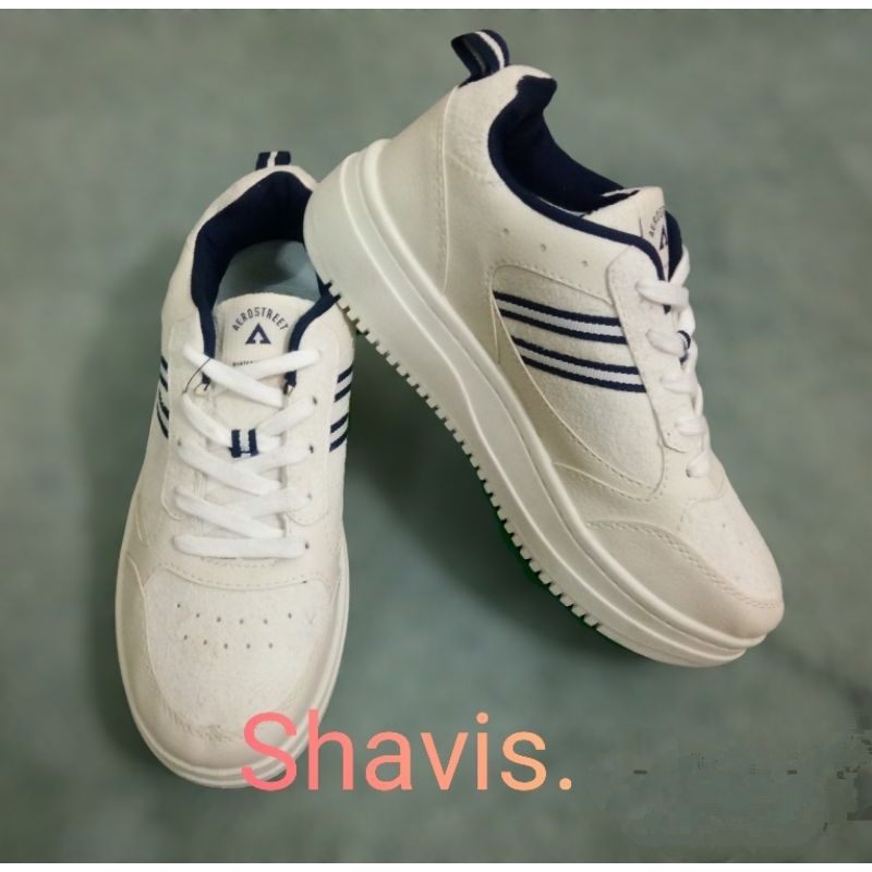 Aerostreet Oxford / Sepatu pria / Sepatu wanita / Sneakers / Casual / Sepatu putih / Sepatu kulit si